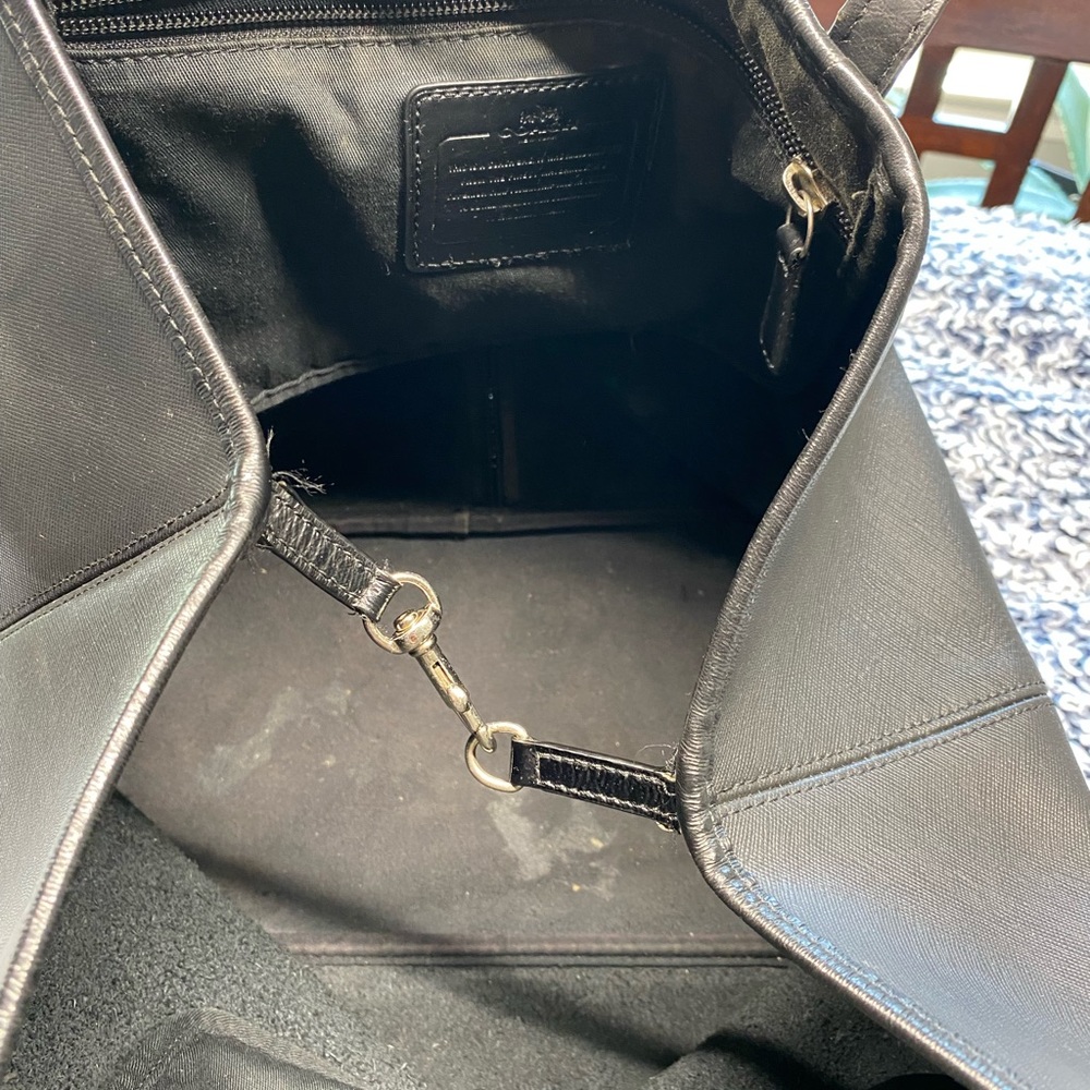 Black coach tote bag - Picture 8 of 8